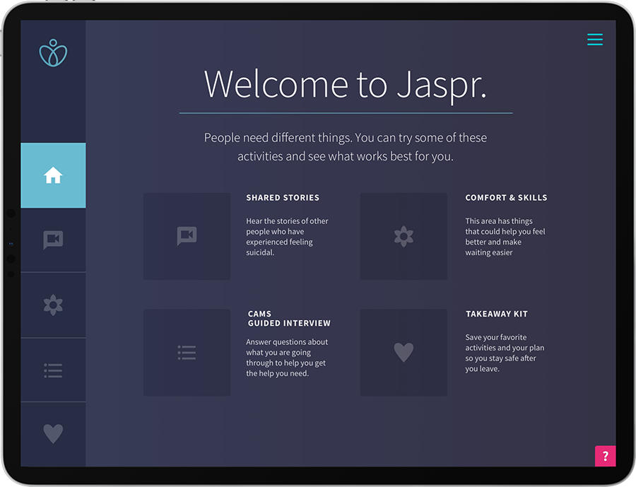 Jaspr Health - Tablet View